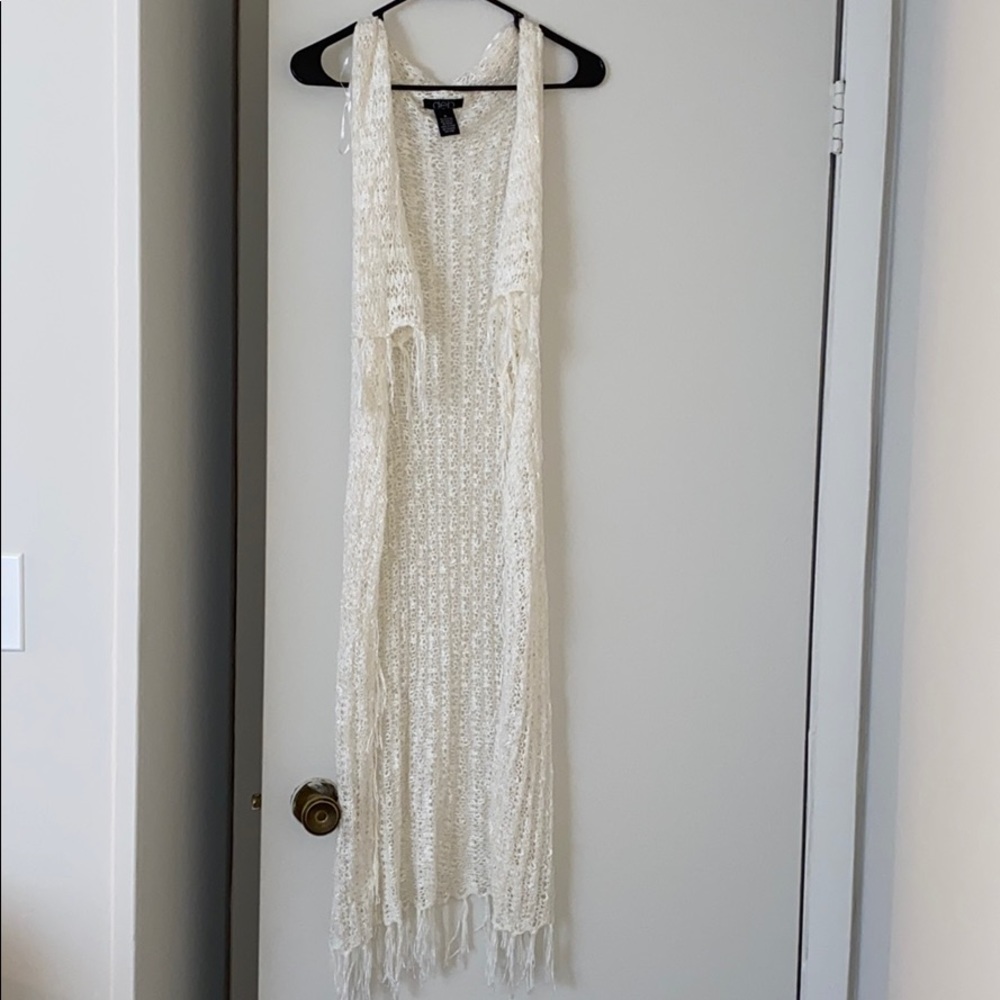 Deb medium crochet maxi cardigan